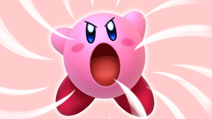 Kirby inhaling tokens